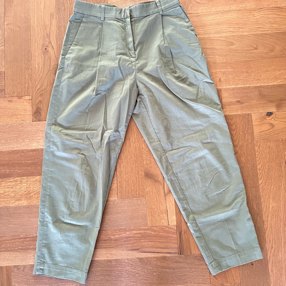 Everlane Green Cropped Ankle Pants - Picture 5 of 5
